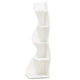 Tribesigns Corner Shelf, Modern 5-Tier Wall Corner Bookshelf, Stylish