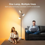 LED Floor Lamp with Remote and Touch Control, 36W Standing Lamp