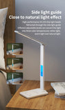 Folding Reading Desk Lamp USB Plug-In Desk Lamp 15W Wireless With Time