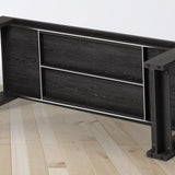 Tribesigns 86.61-Inch Dining Table for 6-8 People, Modern Narrow Long Kitchen Table