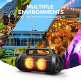 Wireless Loud IPX6 Waterproof Bluetooth Speakers w/ Subwoofer/Bass Boost