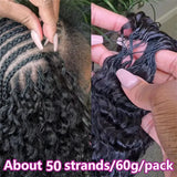 Small Spirals Curly Crochet Human Hair Extensions Deep Pixie Curls Crochet Hair Pre Separated