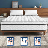 Queen Mattress 12 Inch, Fiberglass-Free | Cool Sleep Hybrid Mattress in a Box