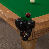 Pool Table Household 233.33cm Billiards Solid Wood Carving Antique Ball Table American Table Tennis Bar