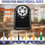 Classroom sharpener, 6-hole, home electric sharpener, sharpener plug for 6-11mm pencils