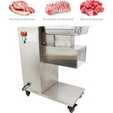 5mm Commercial Meat Cutting Machine Meat Cutter Electric Slicer Shredded Diced for Steak