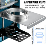 SucceBuy Manual Cup Sealer Machine 300-500 Cup/h with Heating Technology