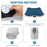 air Mattress Queen with Built in Pump 14 Inch Portable Inflatable Mattress