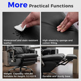 Electric Reclinable Executive Chair, Comfortable Reclining Chair with Footrest, Big and Tall
