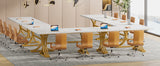 Tribesigns Modern Office Desk, 70.9" Wooden Computer Desk
