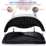 UV LED Nail Lamp  Nail Dryer For Gel Nails With Removable Base, Touch Screen 4 Timers   Nail Lamp