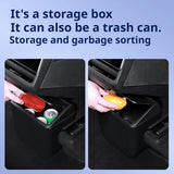 Front Door Trash Can for Tesla Model Y Juniper 2025 Rear Central Control