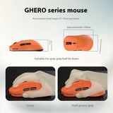 Incott Ghero Pro Wireless Mouse Dual Mode Paw3395 8k 2.4G Ergonomics TTC Golden Wheel