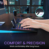 SGIAWETA-Wireless Keyboard and Mouse Combo- 2.4G Rechargeable Keyboard