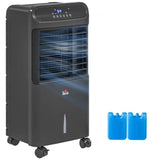 32 Evaporative Air Cooler for Home Office, Black Plastic, Black, 3-in-1