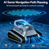 Cordless Robotic Pool Vacuum Cleaner for Inground & Above Ground Pools