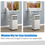 8000 BTU Portable Air Conditioner 3-in-1 w/Dehumidifier & Fan Mode