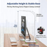 Desk Lamp Architect Task Dual Head Modern Flexible Gooseneck Tall Dimmable Light for Home Office