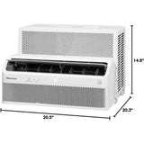 8,000 BTU Smart Inverter Window Air Conditioner, Up to 350 Sq Ft, 3 Speed