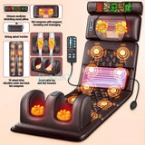 Electric Massage Mattress For Neck Back Foot Full Body Pain Stress Relief