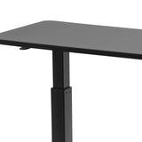 25.59-40.35inch Adjustable Overbed Bedside Table 4 Wheels Pneumatic Mobile Standing Desk Laptop Desk Hospital Home Use