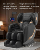 Full Body Zero Gravity Shiatsu Recliner Back Massage Chair with Heating