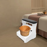 Foot Bath Stool Foot Rest Pedicure Manicure Funiture Trolley Footbath