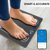 Digital Simple Scale with LED Display for Home Use: Practical Bathroom Scale with Body Fat Measurement and