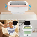 12L Portable Washing Machine, 3 Cleaning Modes Foldable Washing Machine, Travel Mini Washing