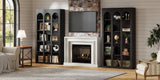 Tribesigns 70.87" Bookshelf, 5-Tier Arched Display Bookcase with Open Storage Shelves,