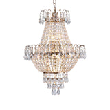 ARLGSITE Luxury Gold Crystal Chandelier Elegant Dazzling K9 Crystals Ceiling Light
