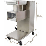 5mm Commercial Meat Cutting Machine Meat Cutter Electric Slicer Shredded Diced for Steak