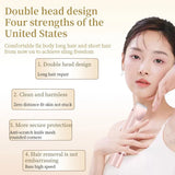 Dual-Head Rechargeable Electric Epilator for Women Intimate Grooming Body Hair Removal