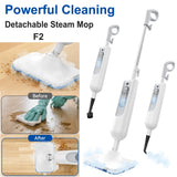 INSE Steam Mop Detachable Steam Cleaner 6 in 1 for Carpet Hardwood
