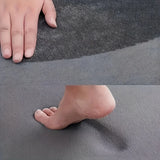 Solid color computer chair mat flannel floor mat thickened desk swivel chair