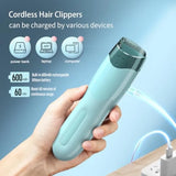 Vacuum Hair Clippers for and Men Electric Haircut Kit with Dual Motor Power Cordless
