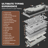 YUNZII B75 PRO 82-Key Wireless Mechanical Gaming Keyboard