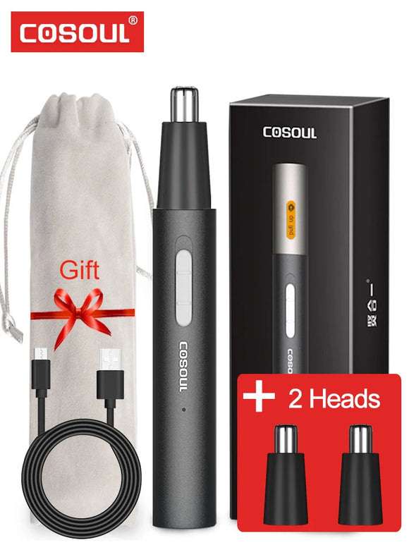 Nose Hair Trimmer Electric Rechargeable Nose Trimmer Men Shaver Razor MD DC PRINT