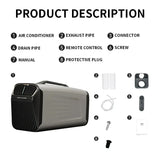 Portable Air Conditioner Mobile Inverter Refrigeration Vehicle Outdoor Carry