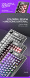 FREEWOLF M75 Wireless Keyboard, Bluetooth Dual-mode, PBT Gradient Ball Cap