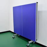 Indoor Folding 18mm Pingpong Table Professional Table Tennis Table w/ Wheels