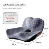 Coccyx Memory Foam Chair Orthopedic Pillow Office Seat Pad Hemorrhoid Treat Car Seat Big Cushion
