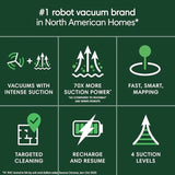 Roomba 105X Robot Vacuum, Smart LiDAR Mapping, App Voice Control