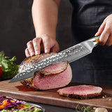 SANMUZUO 8 Inch Damascus Steel Carving Knife -  YAO Series - Razor-Sharp Meat Cutting Knife