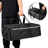 Front Trunk Organizer with Cooler Bag Compatible with Tesla Model 3 Model Y Frunk Storage Bag Collapsible with MultiCompartment
