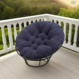 Papasan Chair Cushion 44" X 44" Corduroy Round Supportive Cushion Without Chair
