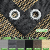 Outdoor Sun Shade Cloth 10x12, Pergola Shade Cover with Grommets