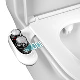 Aquatiz Non-Electric Bidet Attachment for Toilet Seat, Dual Temperature Rear and Feminine Wash, 7.9ft Hot