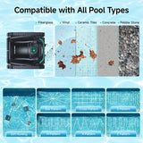 Cordless Robot Pool Cleaner WYBOT M2 Visual for Big Swimming Pools