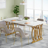Tribesigns Modern Office Desk, 70.9" Wooden Computer Desk